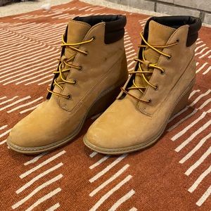 Timberland boots with wedge heel